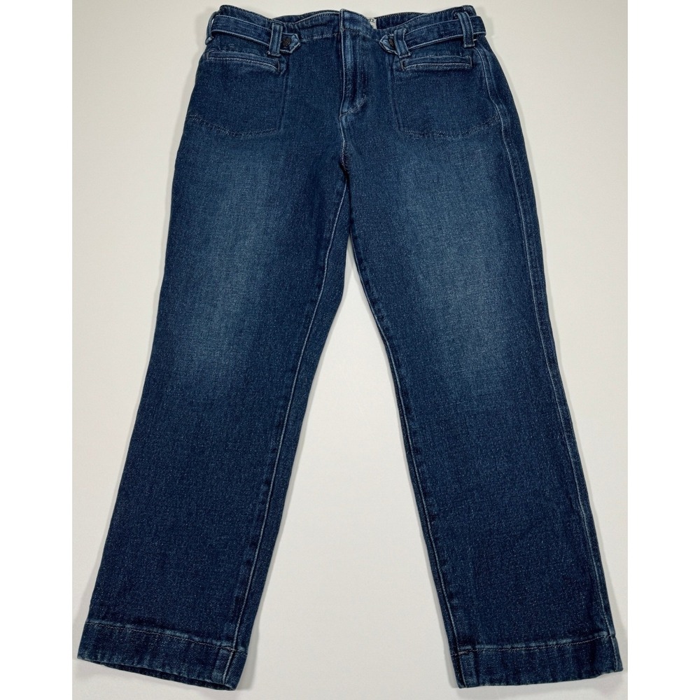 Free People We The Free CRVY Jeans Womens 30 Dark Wash Sailor Pockets Straight